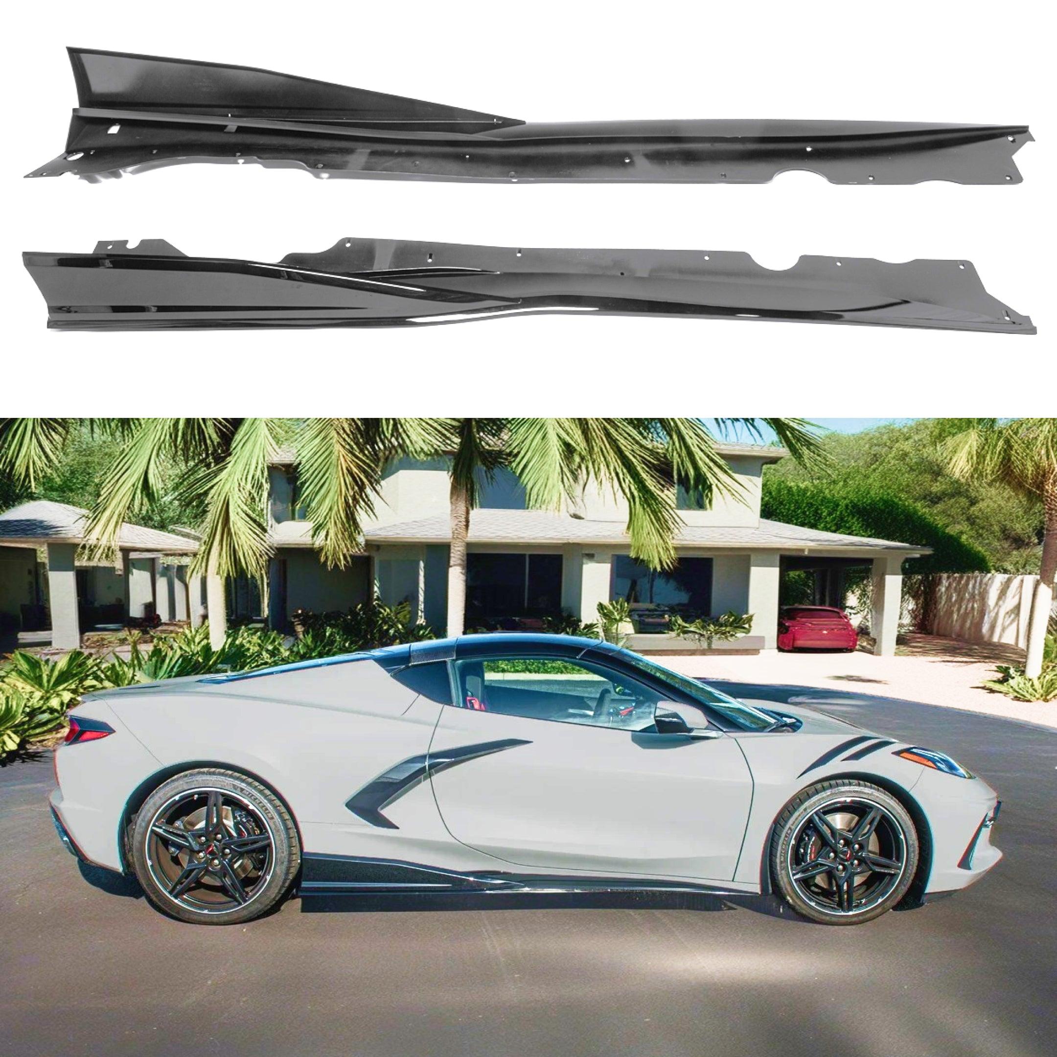 VTEN M Package Gloss Black Side Body Skirts Splitters Under Spoilers Rocker Panel Bottom Extension Lips For BMW 4 Series F32 F33 F36 (2014-2020) NexaNovo