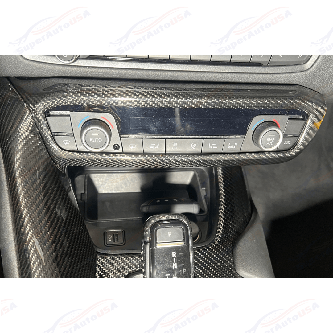 Fits 2020Up Toyota Supra Carbon Fiber Center Console AC Switch Panel