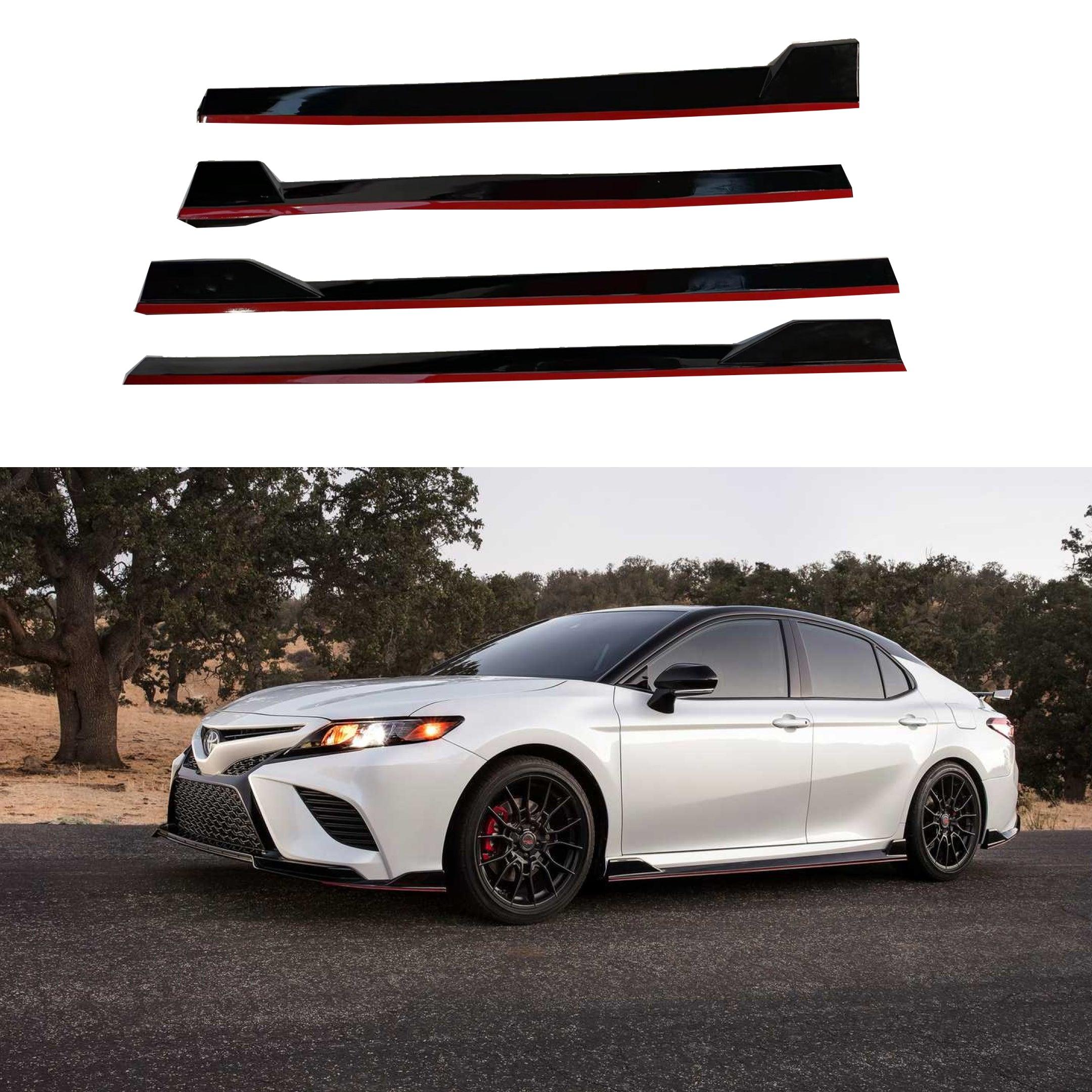 Gloss Black Front Bumper Trim Cover Garnish For Toyota Camry SE XSE TRD 2018-2024
