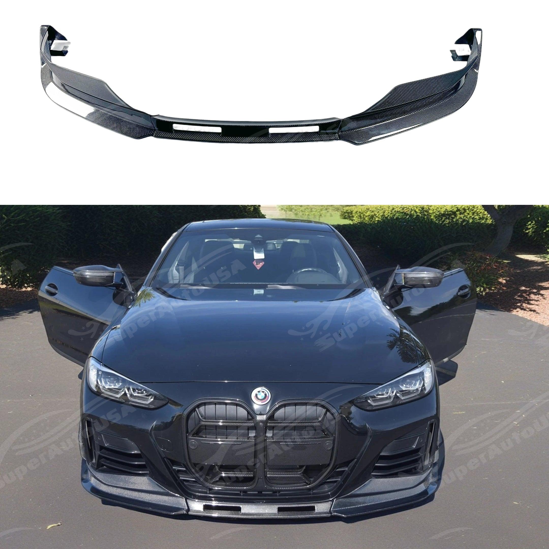 Fits 2021-2025 BMW G22/G23 430i/M440i CSL Style Real Carbon Fiber Fron ...