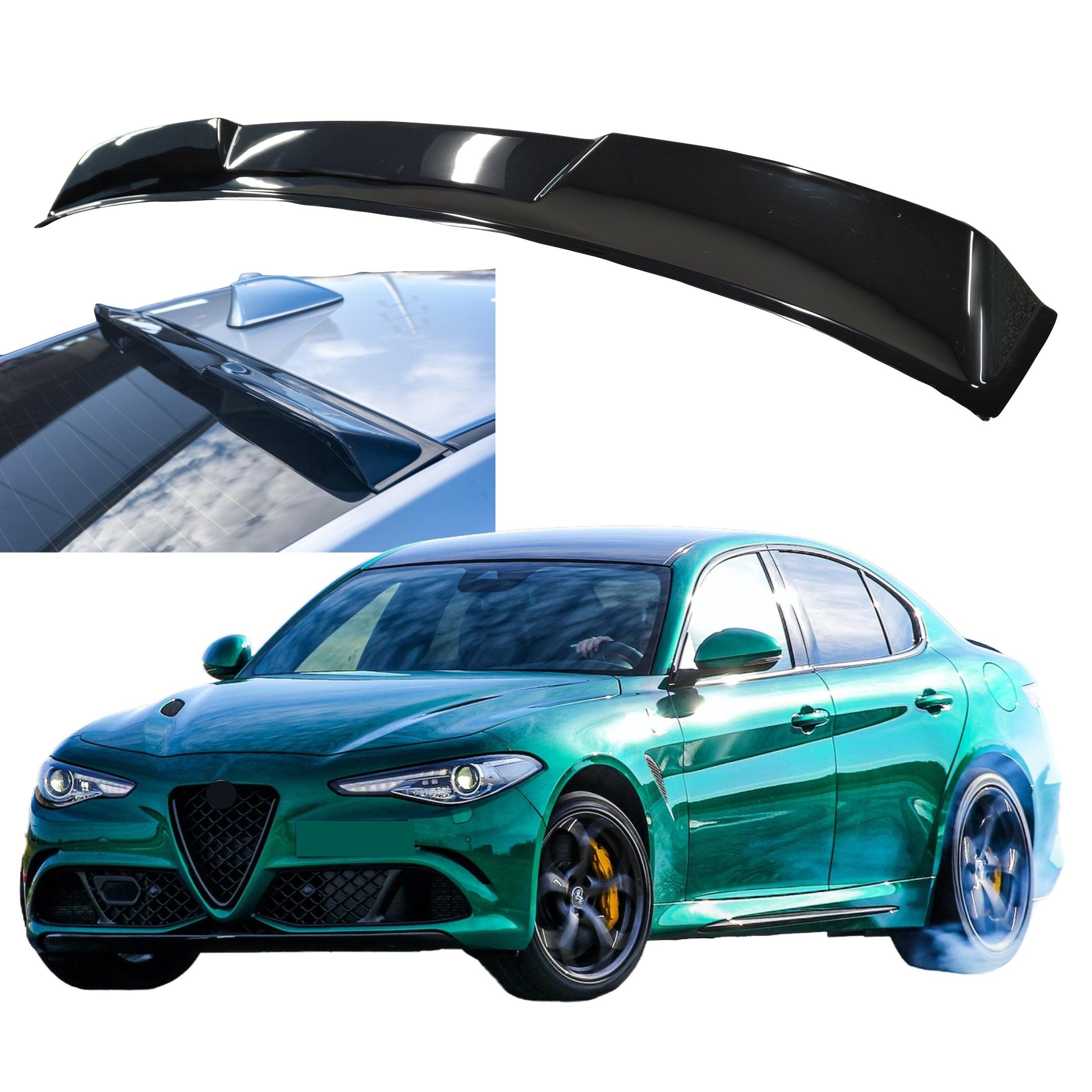 Fits Alfa Romeo Giulia 2017-2024 Gloss Black Rear Roof Window
