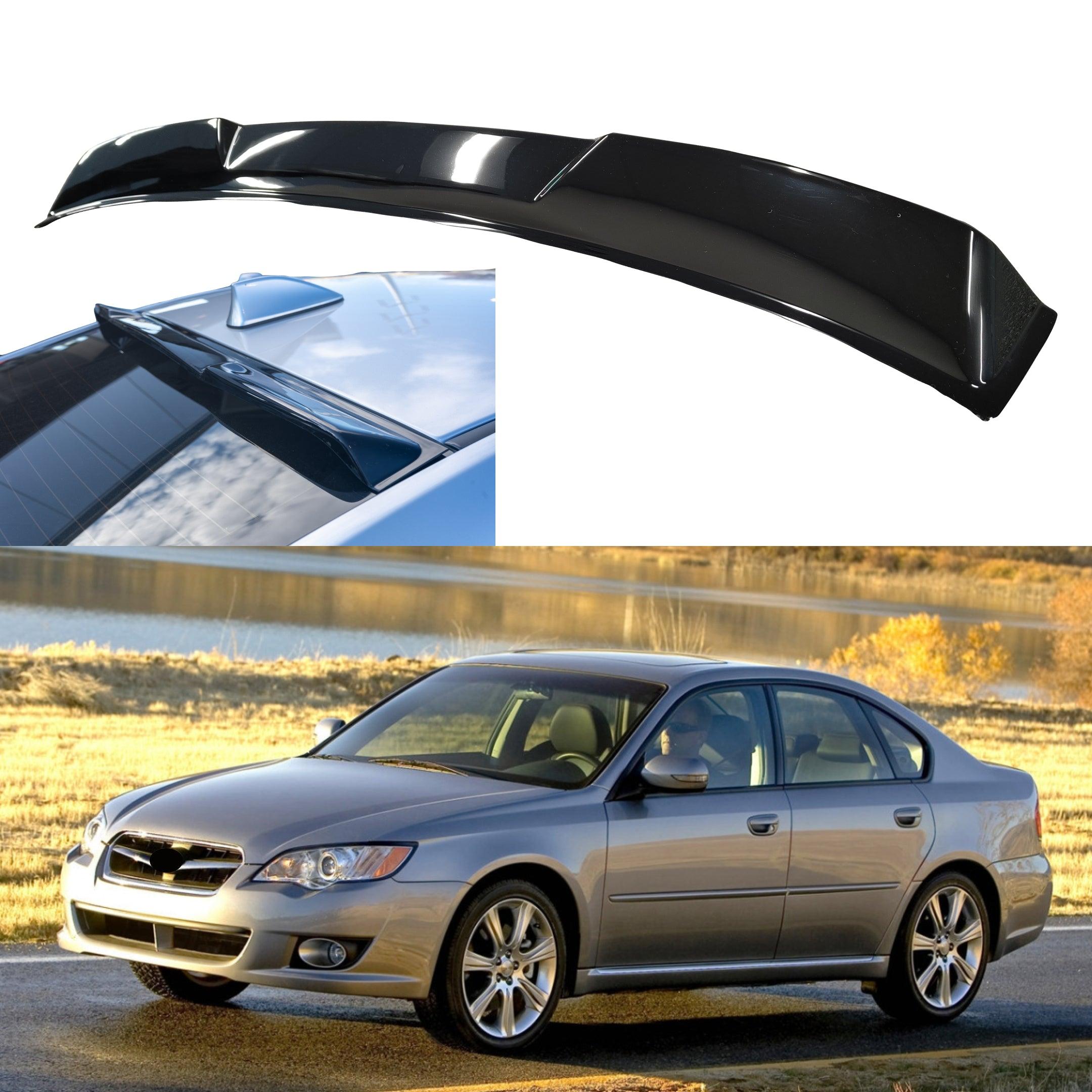 Fits 2003-2009 Subaru Legacy ABS Gloss Black Rear Roof Window