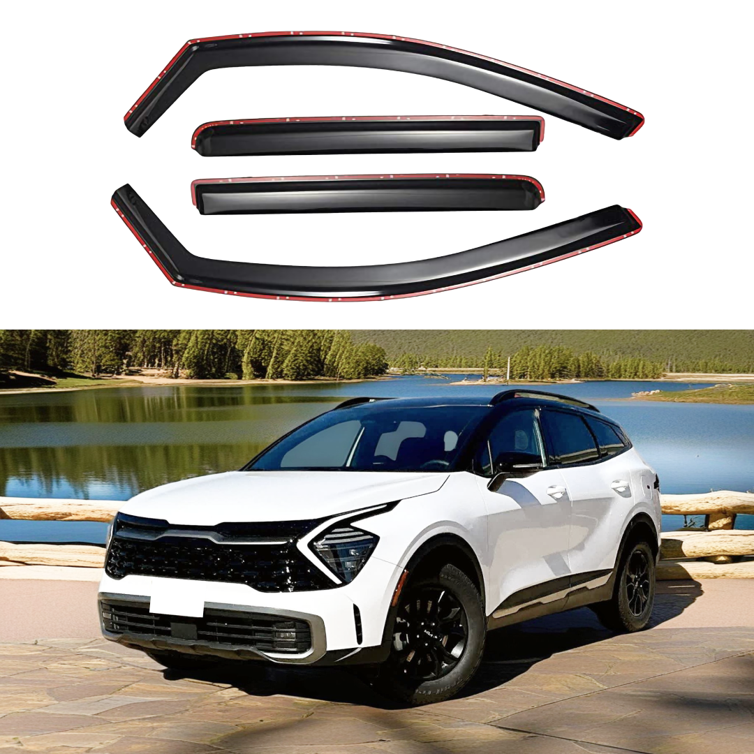 Voron Glass in-Channel Extra Durable Rain Guards for Kia Sportage 2017 Voron Glass in-Channel Extra Durable Rain Guards for Kia Sportage 2017
