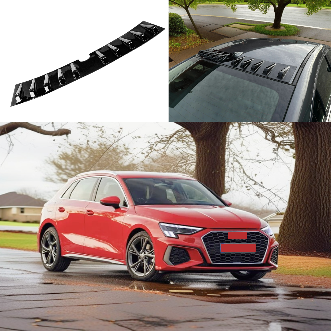Glossy Black Shark Fin Roof Spoiler For 2006-2011 Honda Civic Sedan 4D