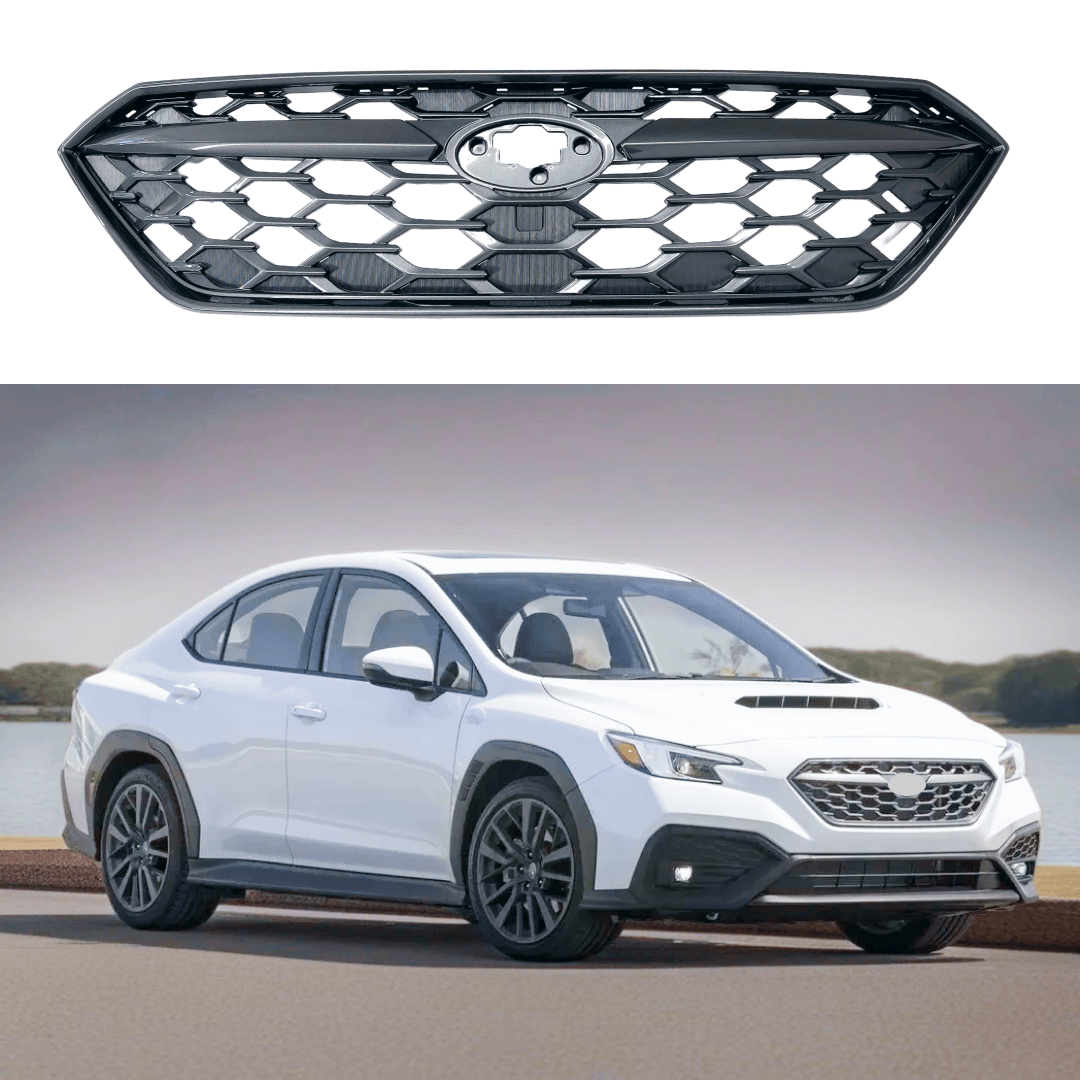 Front Grill Replacement Grille Dark Grey For 2022-25 Subaru WRX