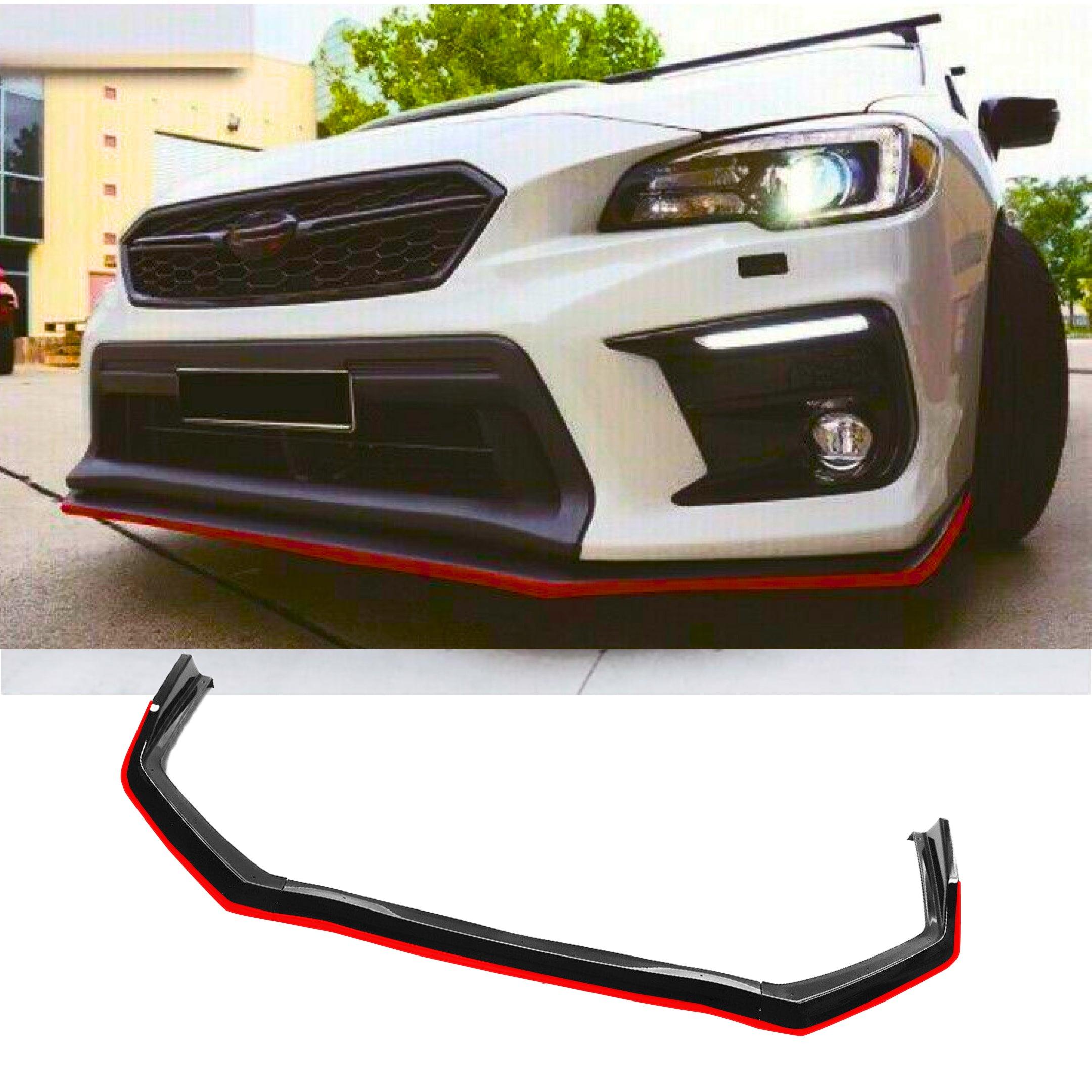Spoiler Universale Del Labbro Del Paraurti Anteriore Con Splitter Di Estensione In Carbonio - 3