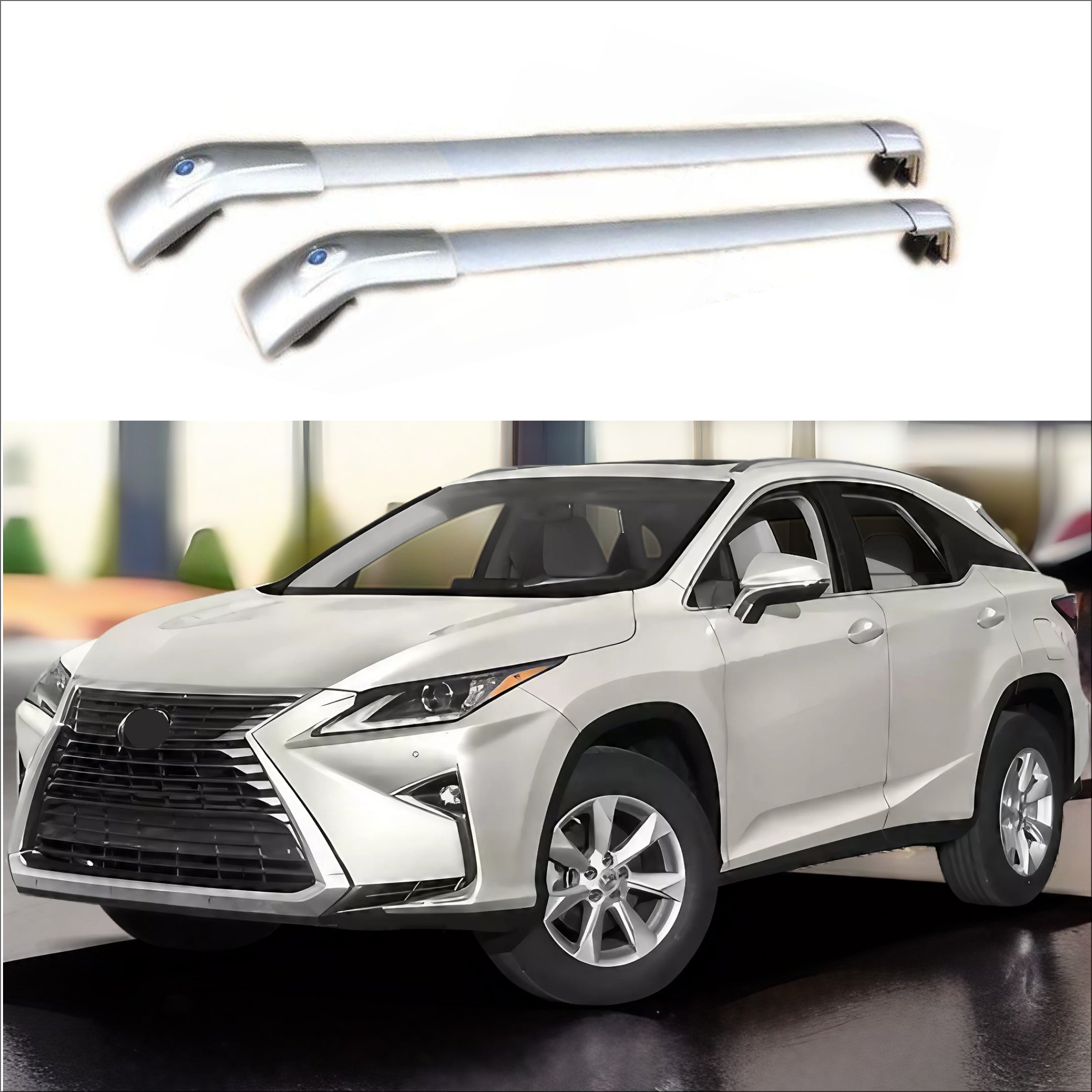 Fit 2016-2022 LEXUS RX 350 450 Sliver Baggage Luggage Tap Roof Rack Cr |  SuperAutoUSA