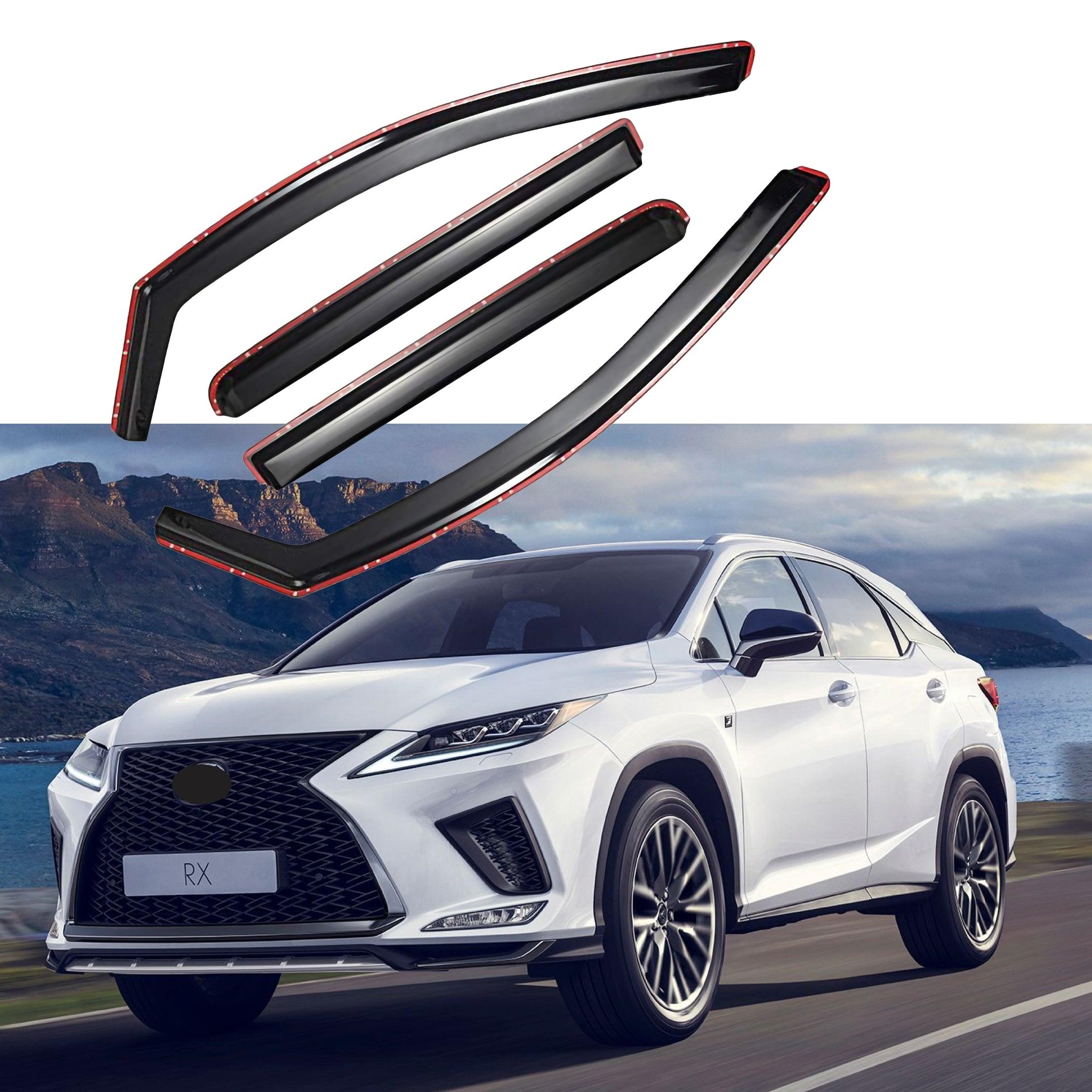 Fit 2016-2022 Lexus Rx350 In-Channel Vent Window Visors Rain Sun