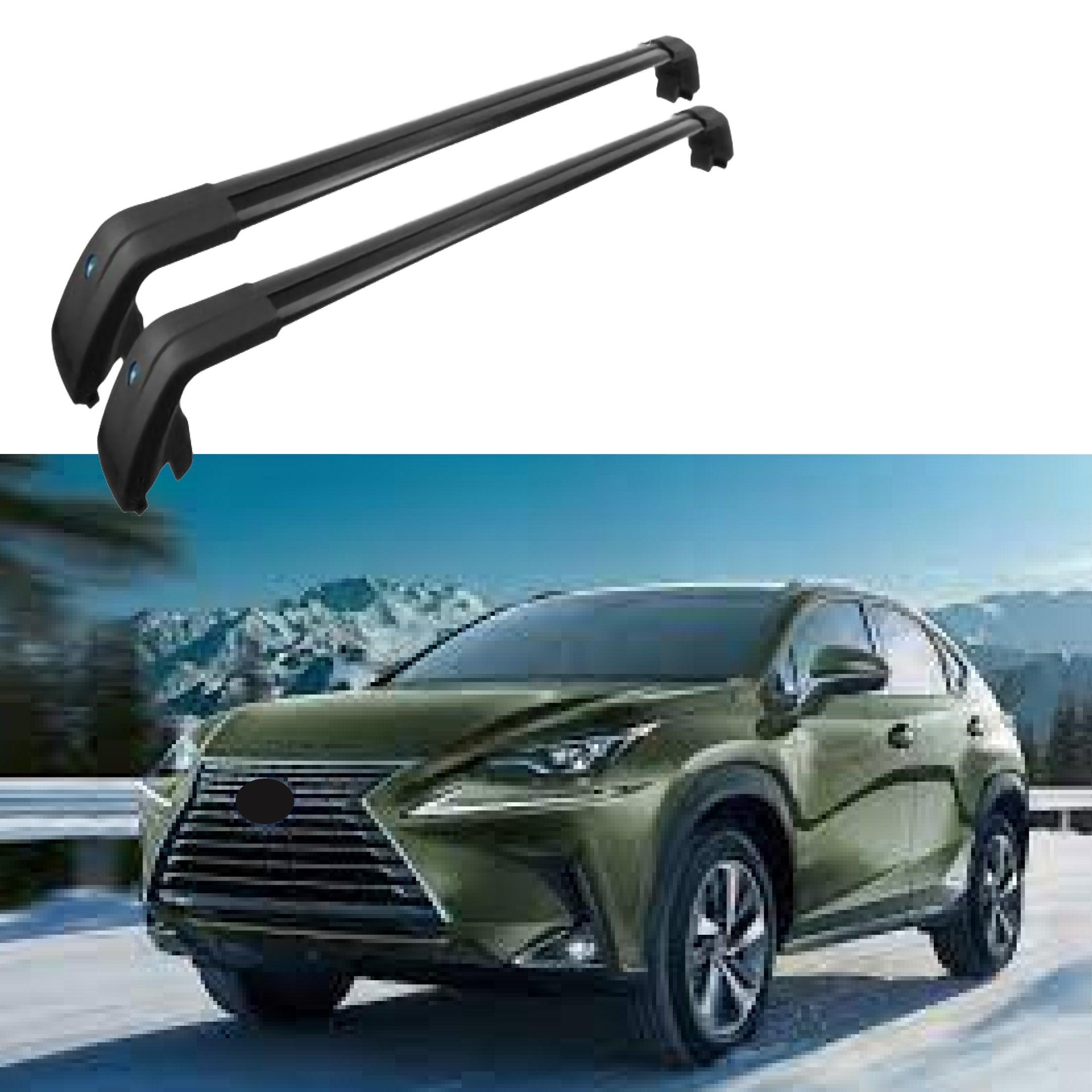 Fit 2015-2021 LEXUS NX200t NX300H Baggage Luggage Cross Bar (Black