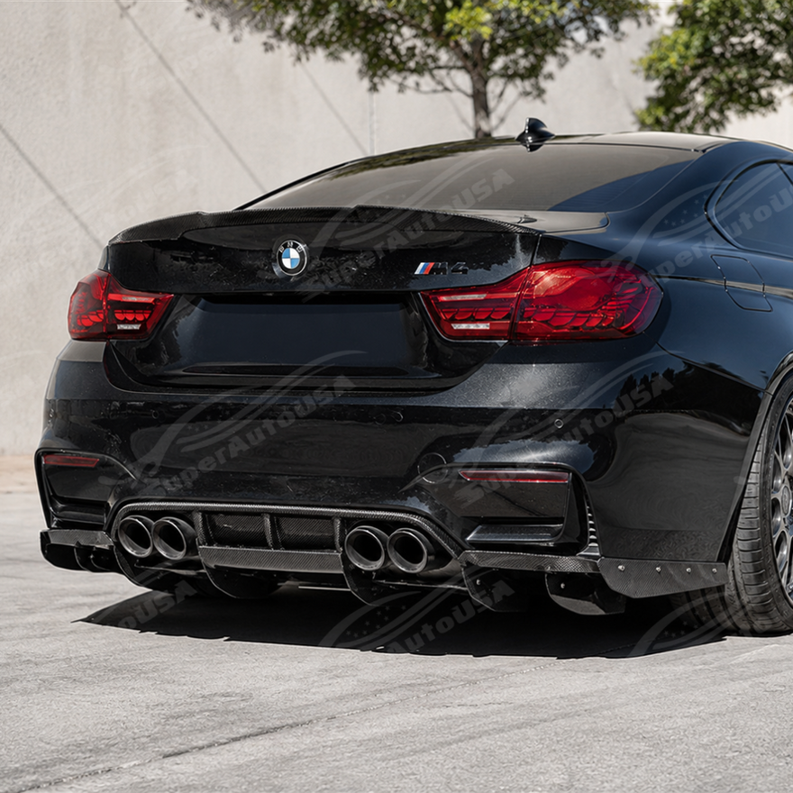 2015-2020 BMW F80 M3 / F82 / F83 M4 - Varis Style Carbon Fiber Diffuser + Undertray - Product Highlight