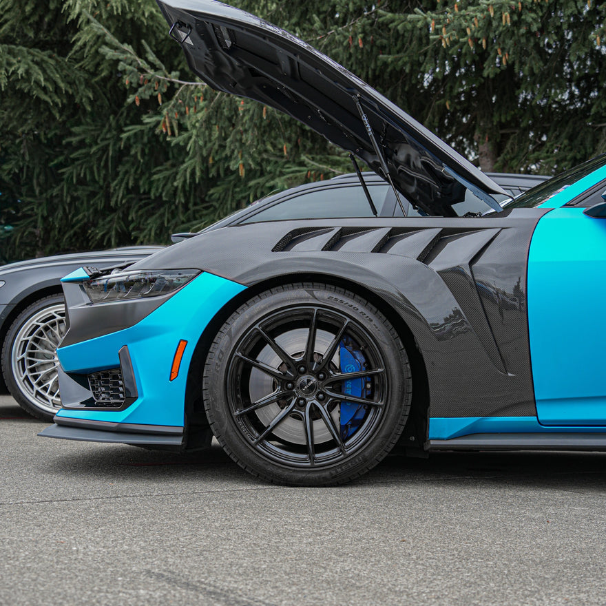 2024+ Ford Mustang S650 Carbon Fiber Widebody Fenders GTD Style - Product Highlight