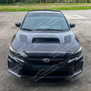 Se adapta al chasis Subaru WRX VA 2015-2021, capó con ventilación y motor delantero de fibra de carbono real-1