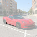 ZR1 Style Gloss Black Side Skirt Rocker Panel For 2005-2013 Chevrolet Corvette C6-4