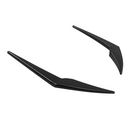Direct front-facing view highlighting the aggressive corner dive planes by SuperAutoUSA on the F74 front bumper