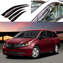 2012 Odyssey Black Window Shade Visor Deflector for Rain Protection by SuperAutoUSA
