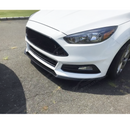 Gloss Black Front Splitters for 2015 Ford Focus Bumper by SuperAutoUSA
