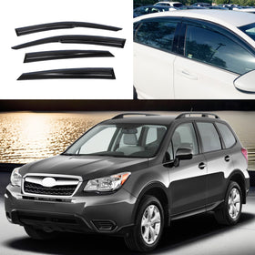 2015 Subaru Forester Window Visor Shade Deflector in Carbon Fiber Print by SuperAutoUSA
