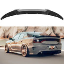 2015 Dodge Charger Gloss Black Rear Wickerbill Spoiler Add-on Decklid Flap and Rear Spoiler Wing