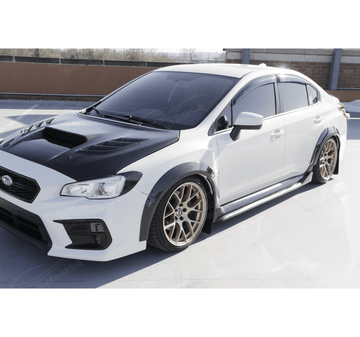 2016 Subaru WRX VA Chassis Front Engine Vented Bonnet Hood in Real Carbon Fiber