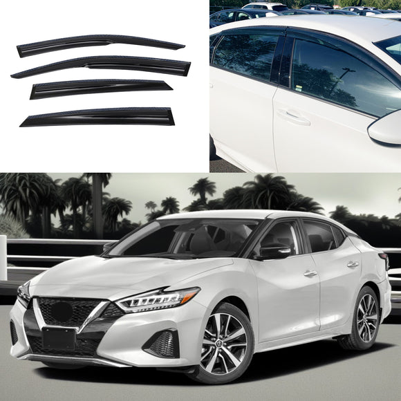 2017 Nissan Maxima Mugen Style Window Visors for Rain and Wind Protection by SuperAutoUSA
