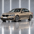 Direct side profile showcasing the sculpted M5-inspired body lines and widened lower rocker stance on a G30