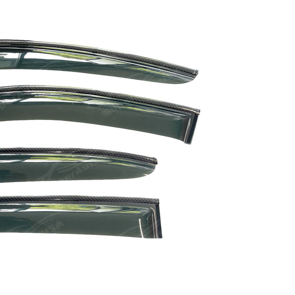 2018 Honda Civic carbon printed rain visors SuperAutoUSA