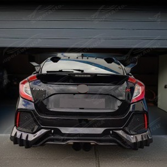 SuperAutoUSA high-performance rear diffuser for 2018 Honda Civic Type R Special Edition