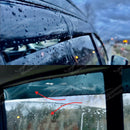 2019 Civic carbon fiber rain visors by SuperAutoUSA