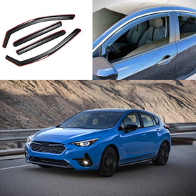 2018 Subaru Impreza Sleek In-Channel Window Visors by SuperAutoUSA
