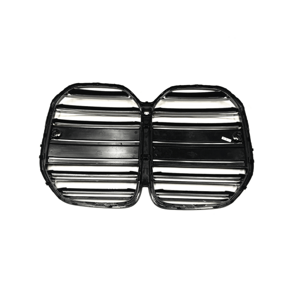 Compatible For 2021-2024 BMW 4 Series ABS Gloss Black Front Bumper Grille