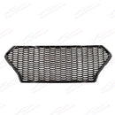 For 2018-2022 Accent Honeycomb Pattern Gloss Black Front Bumper Grille-5