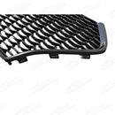 For 2018-2022 Accent Honeycomb Pattern Gloss Black Front Bumper Grille-6