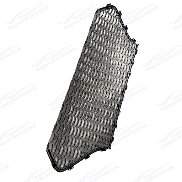 For 2018-2022 Accent Honeycomb Pattern Gloss Black Front Bumper Grille