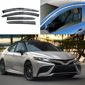 2019 Toyota Camry Window Visor Deflectors for Rain and Wind Protection by SuperAutoUSA