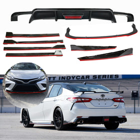 2019 Camry 4-in-1 Full Body Kit Set with LED Light by SuperAutoUSA
