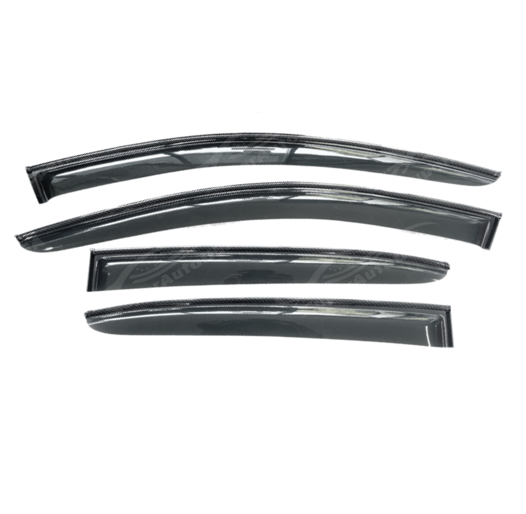 4pcs Car Window Deflector Rain Guards Chrome Trim for Honda Civic Sedan 4pcs Car Window Deflector Rain Guards Chrome Trim for Honda Civic Sedan
