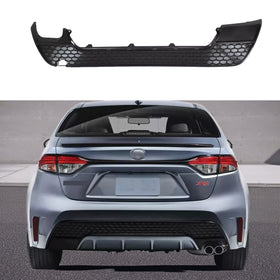 2021 Corolla SE XSE Black Honeycomb Rear Bumper Lower Cover by SuperAutoUSA
