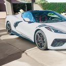 SuperAutoUSA high-performance gloss black exterior full body kit for 2022 Corvette C8.
