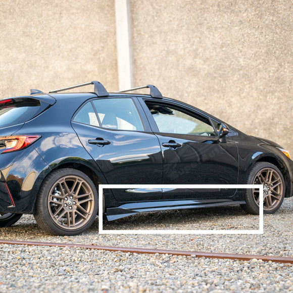 SuperAutoUSA 2022 Corolla Hatchback body skirts rocker panel kit