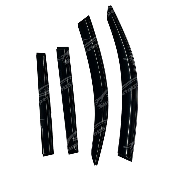 SuperAutoUSA 2023 Jeep Wrangler out-channel rain visors