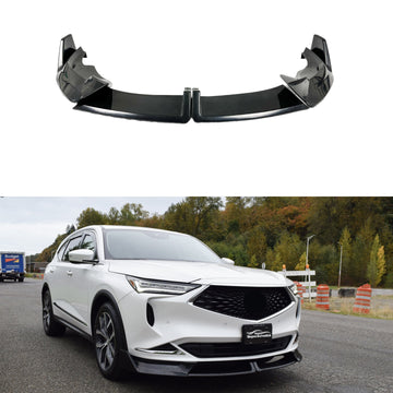 2024 Acura MDX Gloss Black Front Splitters for Sporty Design by SuperAutoUSA
