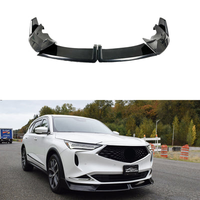 2024 Acura MDX Gloss Black Front Splitters for Sporty Design by SuperAutoUSA
