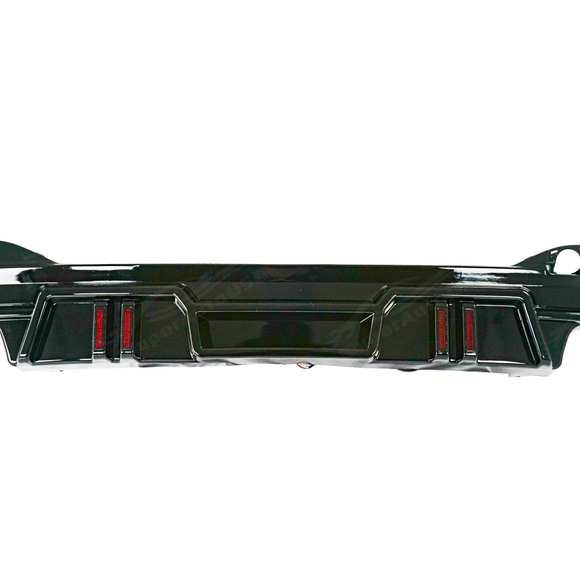 SuperAutoUSA premium rear bumper diffuser for 2018 BMW 530i G30.
