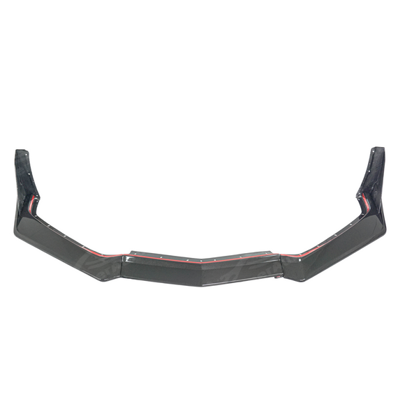 SuperAutoUSA 2024 Corvette C8 carbon front spoiler ZR1 style

