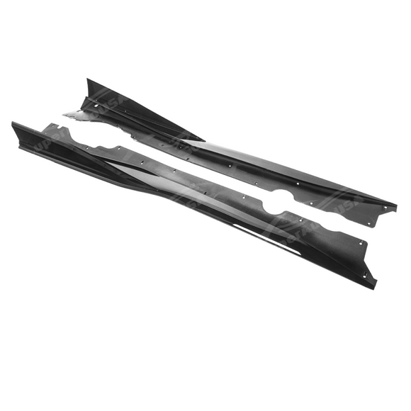 SuperAutoUSA aggressive gloss black full body kit upgrade for 2024 Chevrolet Corvette C8.
