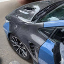 SuperAutoUSA real carbon fiber front fender panel for 2024 GR Corolla.
