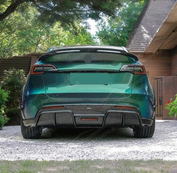 SuperAutoUSA 2024 Model Y carbon fiber trunk spoiler


