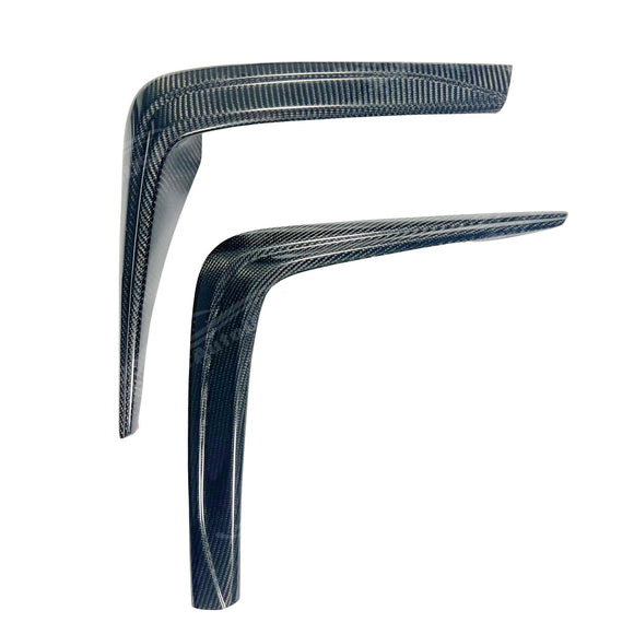 2024 Toyota GR86 Real Carbon Fiber Front Bumper Duct Vents Trim 2pcs by SuperAutoUSA
