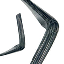 2024 Toyota GR86 Real Carbon Fiber Front Bumper Garnish with Vent Trim 2pcs by SuperAutoUSA
