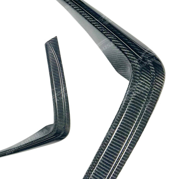 2024 Toyota GR86 Real Carbon Fiber Front Bumper Garnish with Vent Trim 2pcs by SuperAutoUSA
